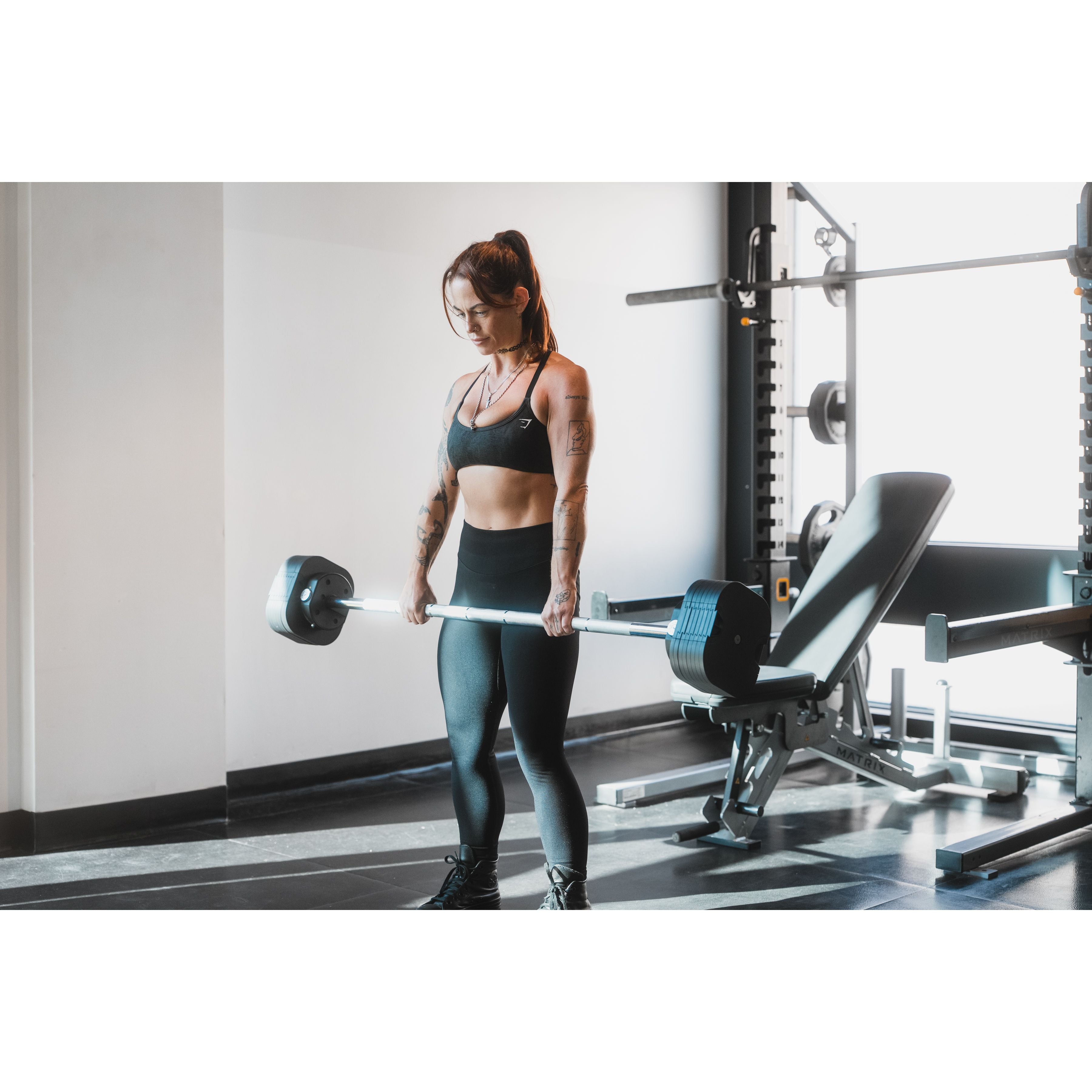 MX125 EVO Rapid Change Adjustable Barbell / Curl Bar System (30 lbs to 125 lbs)