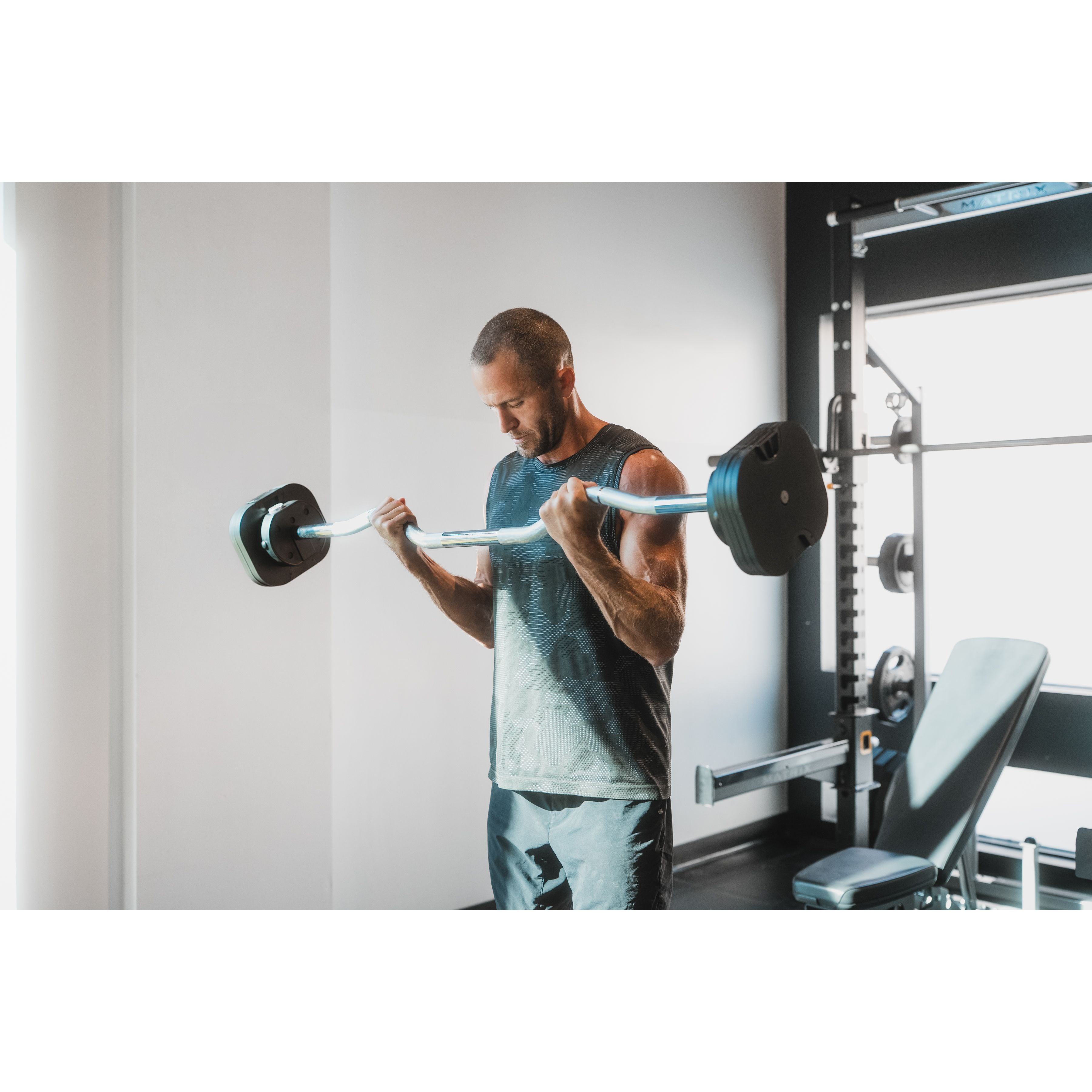 MX125 EVO Rapid Change Adjustable Barbell / Curl Bar System (30 lbs to 125 lbs)
