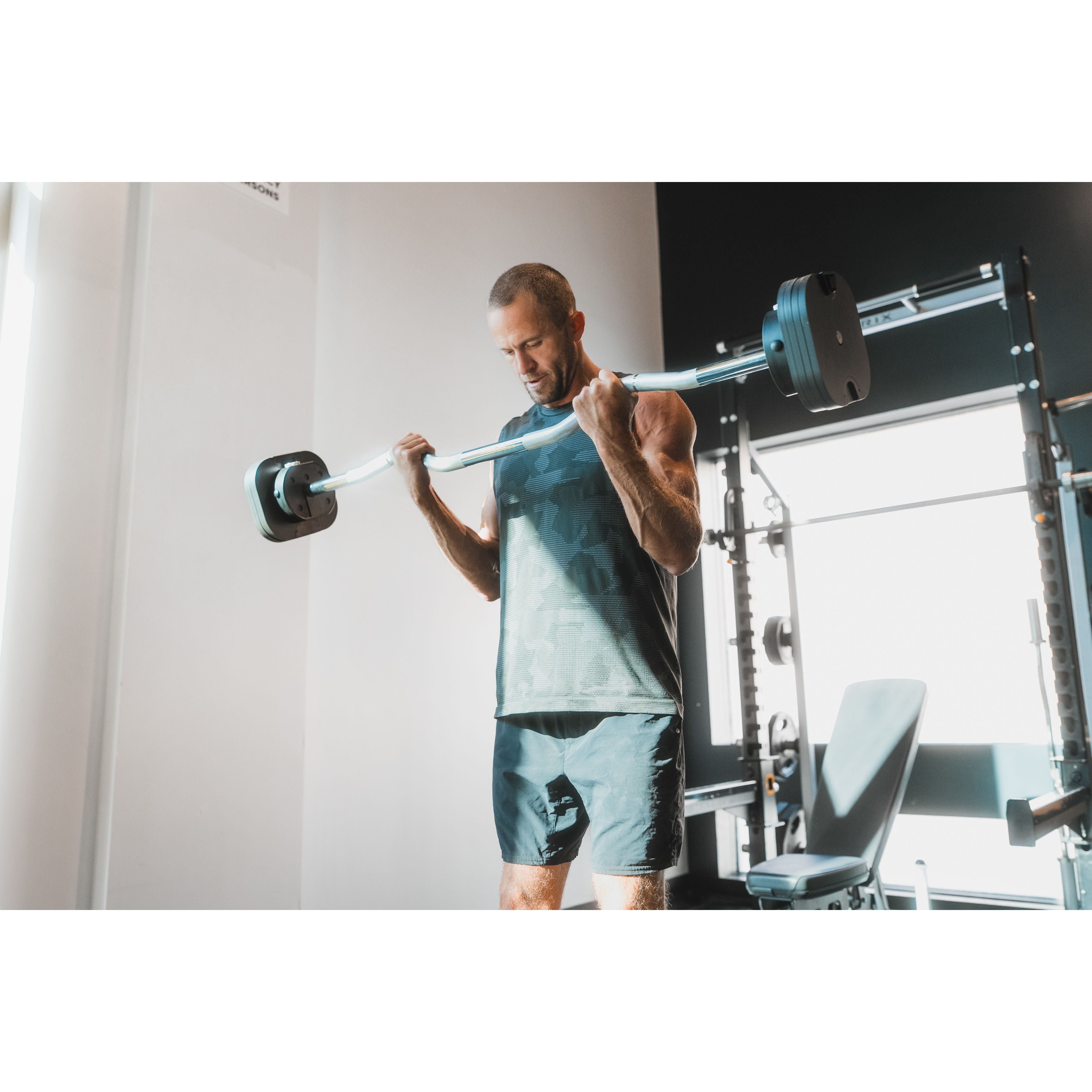 MX125 EVO Rapid Change Adjustable Barbell / Curl Bar System (30 lbs to 125 lbs)