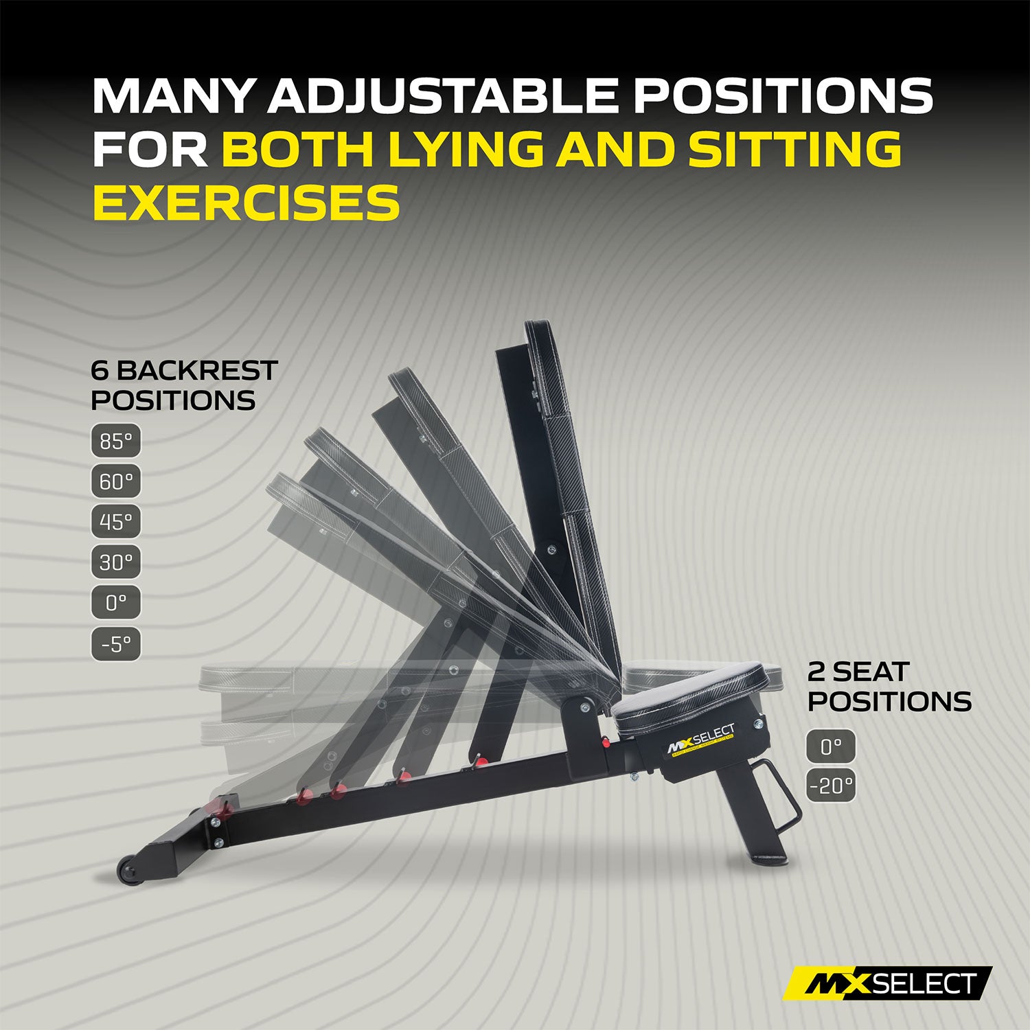 MX Select Adjustable Training Bench
