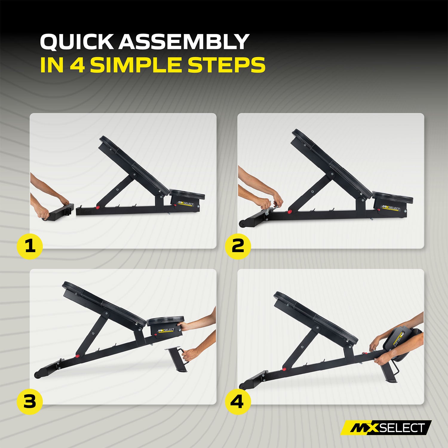 MX Select Adjustable Training Bench