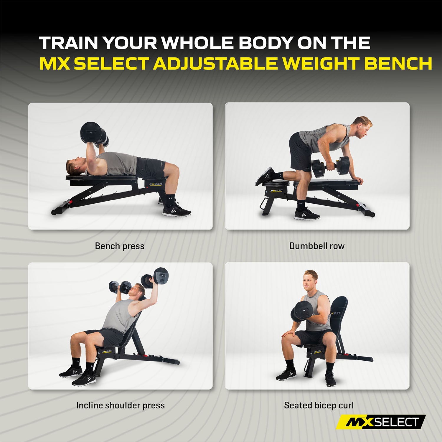 MX Select Adjustable Training Bench