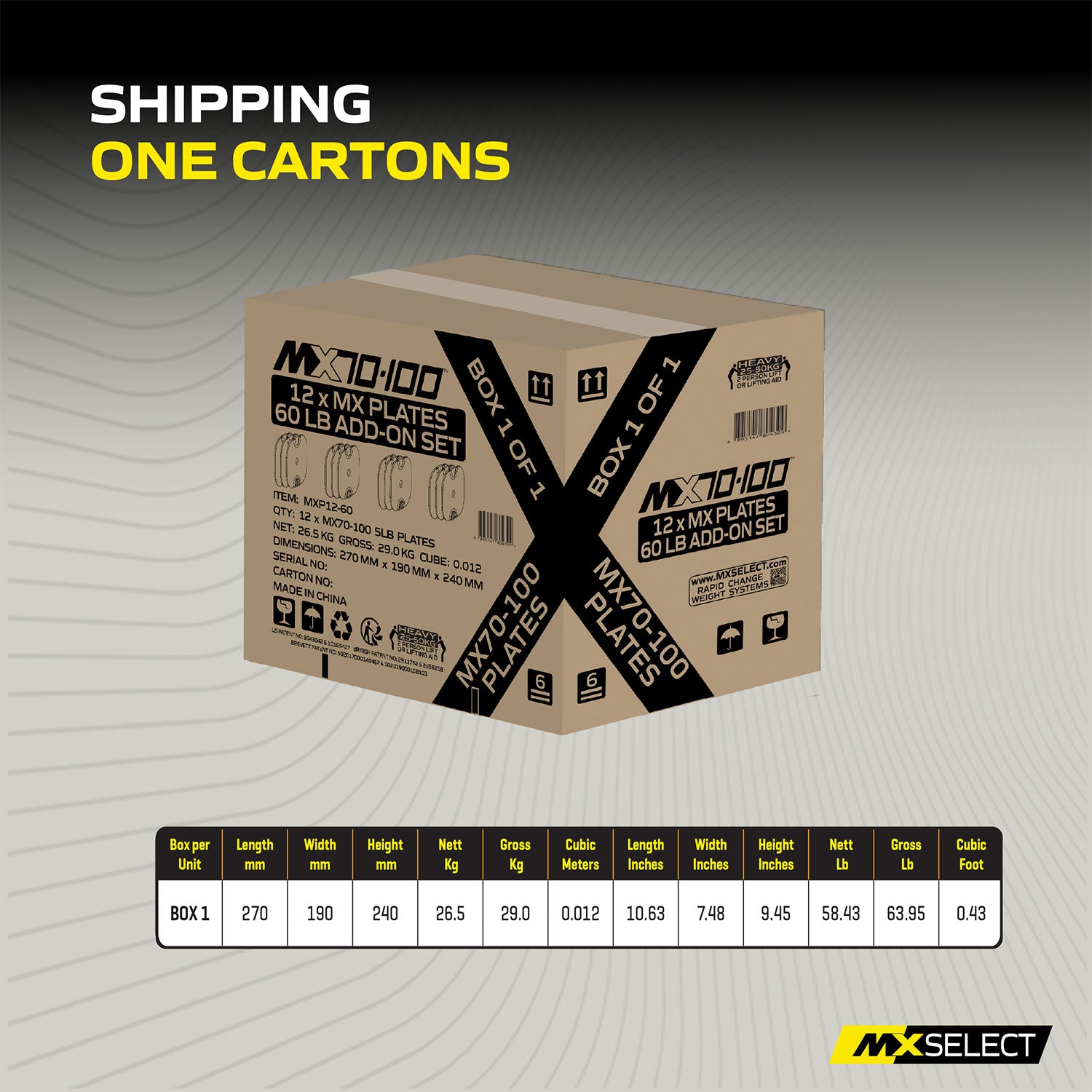 MX 70-100 EVO Series Conversion Kit