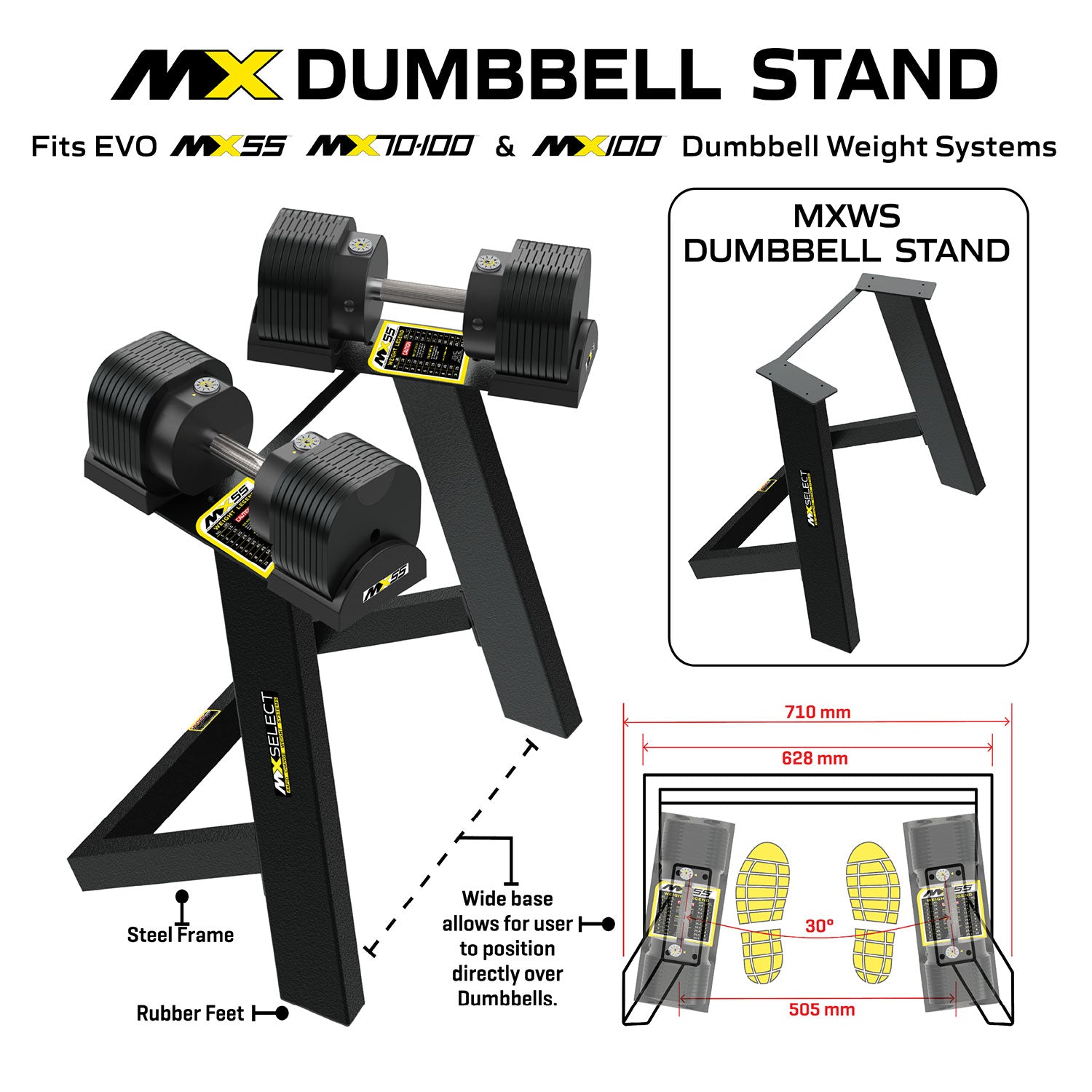 * Pre Order * MX Select EVO Dumbbell Stand * Ships October 2025*