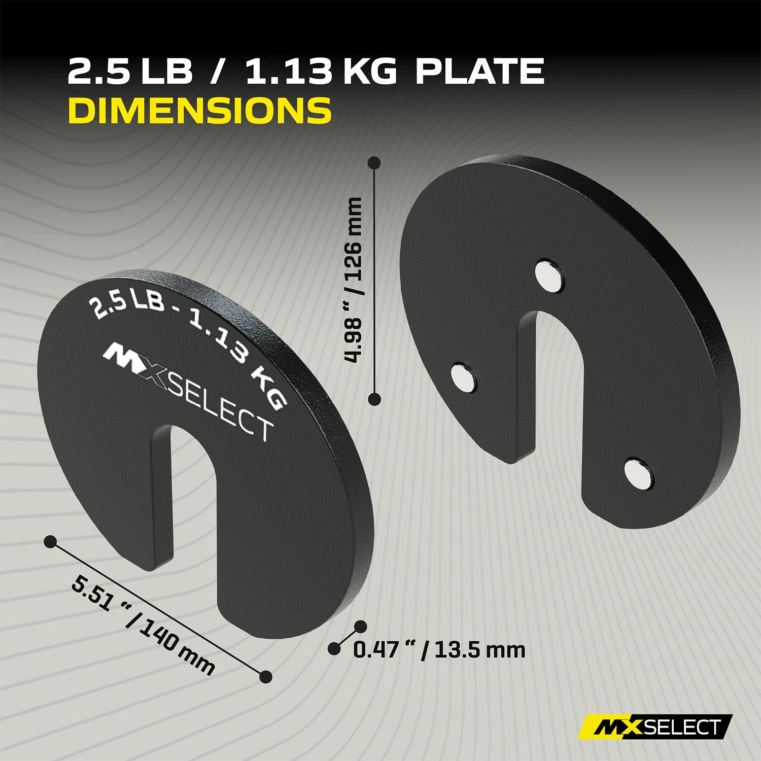 MX EVO MICRO WEIGHT PLATE UPGRADE