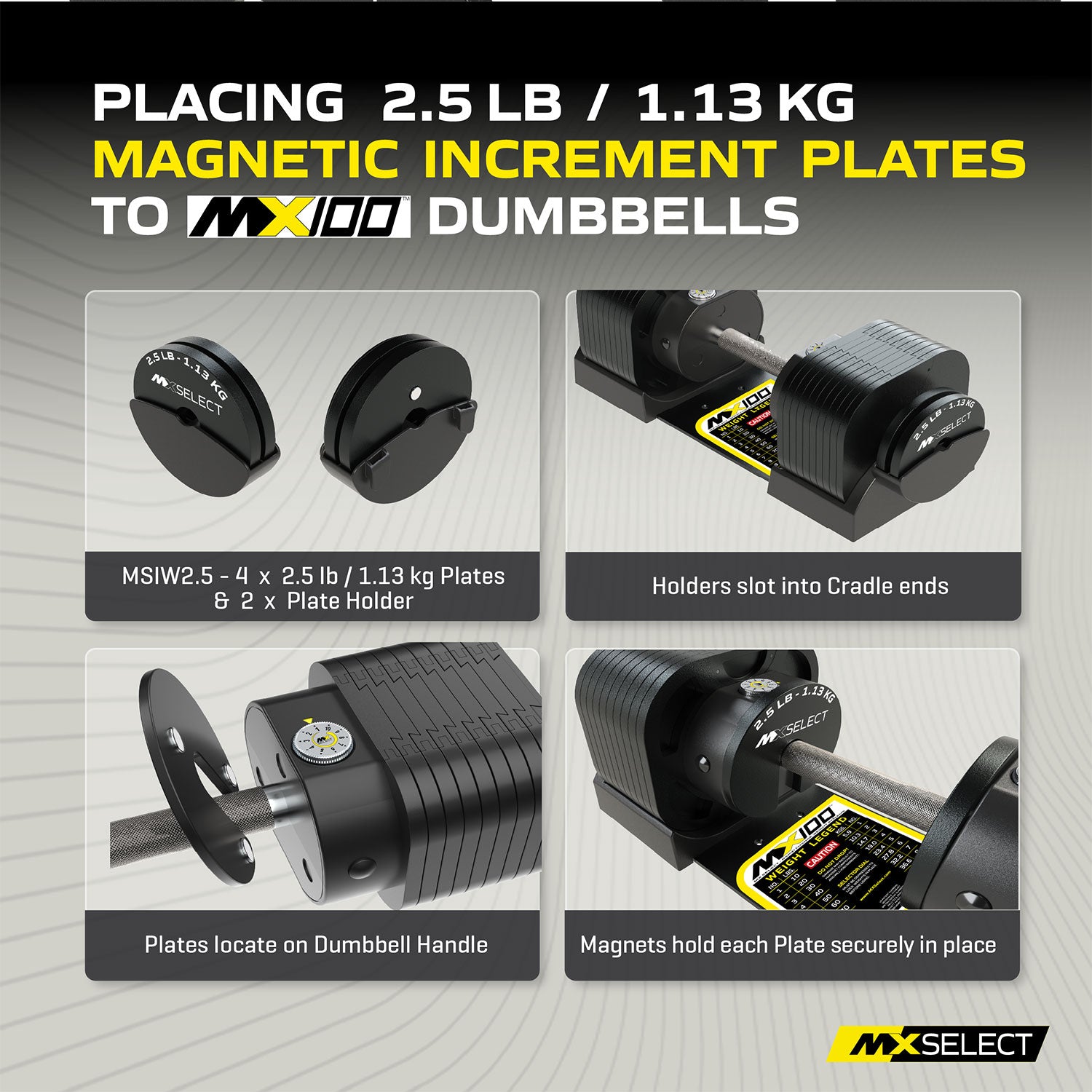 MX EVO MICRO WEIGHT PLATE UPGRADE