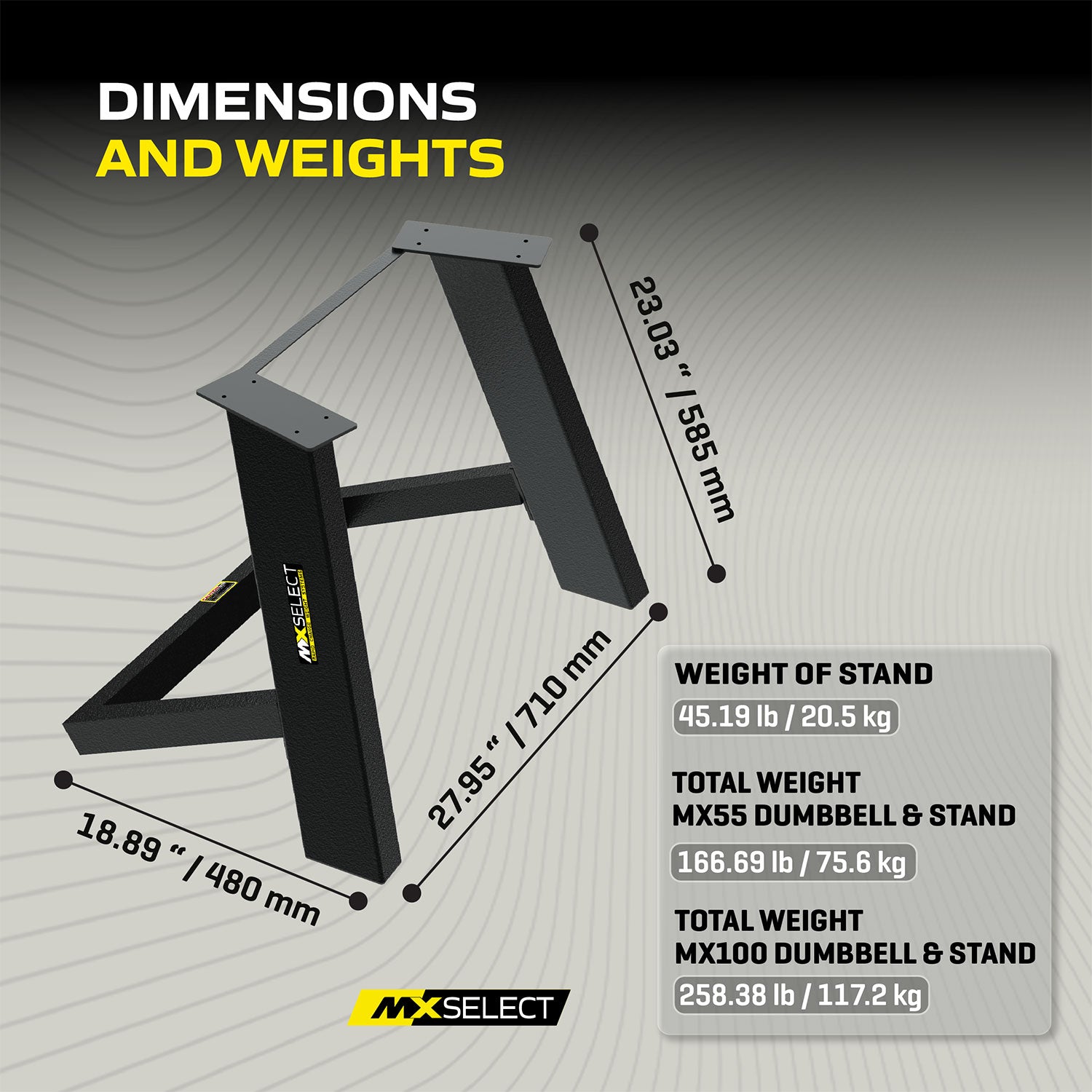 * Pre Order * MX Select EVO Dumbbell Stand * Ships October 2025*