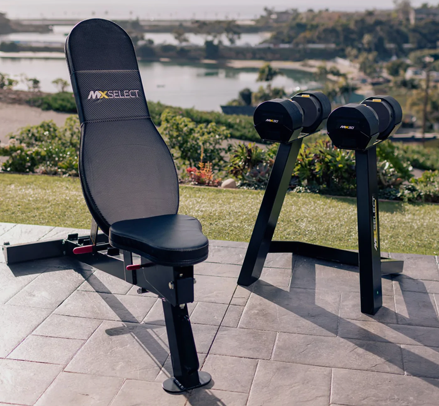 MX Select Bench With Dumbbells