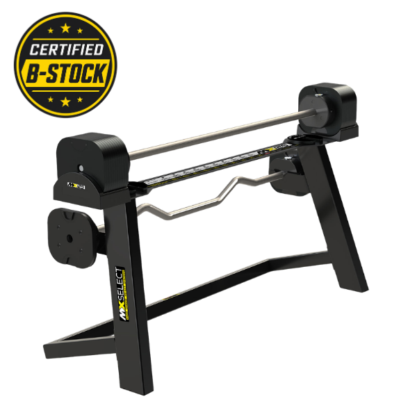 MX125 EVO Rapid Change Adjustable Barbell / Curl Bar System (30 lbs to 125 lbs) B-Stock Clearance