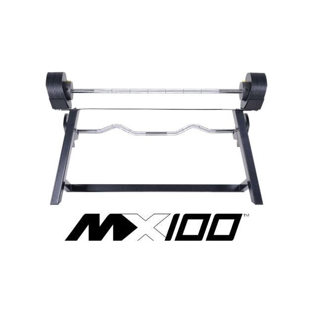 MX100 Rapid Change Adjustable Barbell / Curl Bar System
